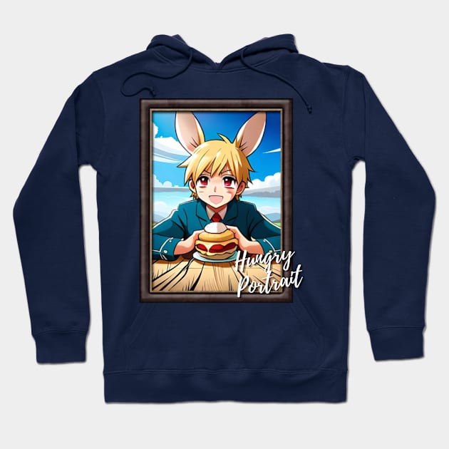 Hungry Portrait Hoodie by Jeanpy Shop